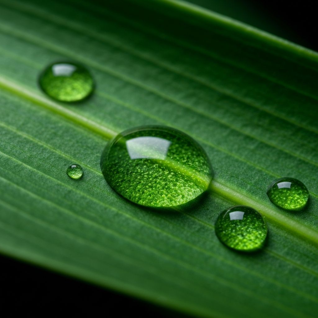 Botanische Pflanzenextrakte für natürliche Hautpflege