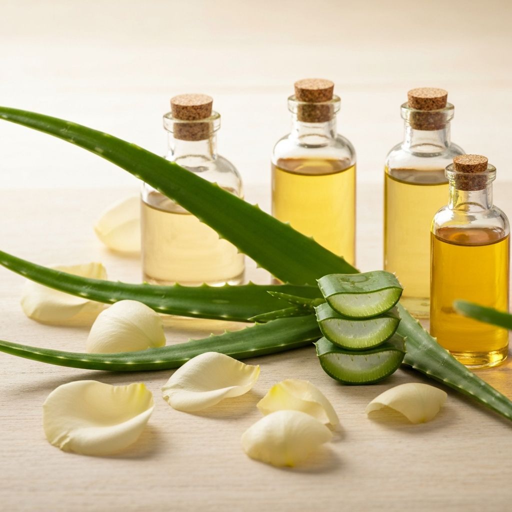 Botanische Zutaten für natürliche Hautpflege